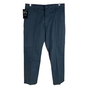 NEW Lee Mens Extreme Motion Slim‎ Straight Pants 33x29 Navy Blue Stretch